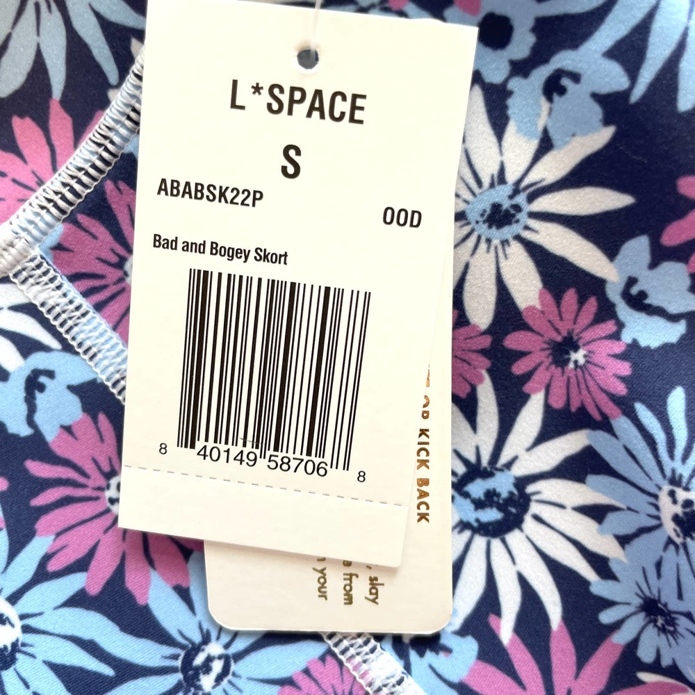 L*SPACE Soren Top Bad And Bogey Skort Set In Oopsie Daisy Size Small New - Picture 15 of 16